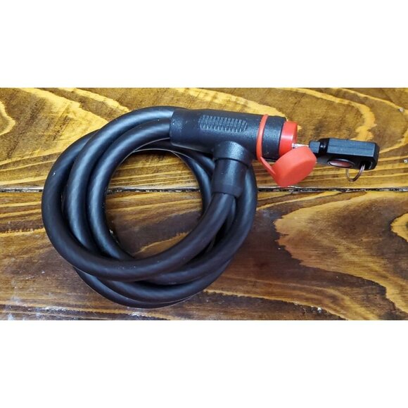 Bell Cable Bike Lock With Lighted Key - 6 feet x 12mm diameter - Picture 2 of 4